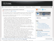 Tablet Screenshot of ihsmortgage.wordpress.com