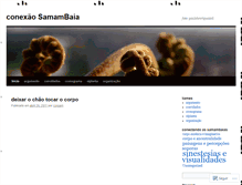 Tablet Screenshot of conexaosamambaia.wordpress.com