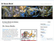 Tablet Screenshot of drseussbook.wordpress.com