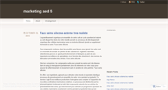 Desktop Screenshot of marketingaed5.wordpress.com