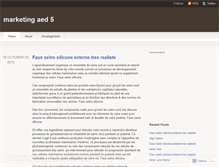 Tablet Screenshot of marketingaed5.wordpress.com