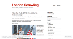 Desktop Screenshot of londonscrawling.wordpress.com