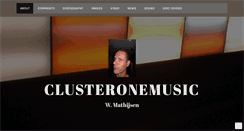 Desktop Screenshot of clusteronemusic.wordpress.com