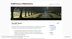 Desktop Screenshot of math10000.wordpress.com