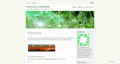 Desktop Screenshot of cienciayavances.wordpress.com