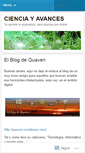 Mobile Screenshot of cienciayavances.wordpress.com