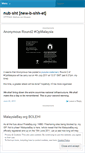 Mobile Screenshot of nubsht.wordpress.com