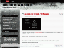 Tablet Screenshot of nubsht.wordpress.com