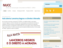 Tablet Screenshot of nuccufrgs.wordpress.com
