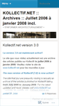 Mobile Screenshot of kollectif.wordpress.com