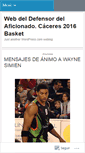 Mobile Screenshot of defensordelaficionado.wordpress.com