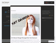 Tablet Screenshot of katdanson.wordpress.com