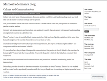 Tablet Screenshot of marcosfederman.wordpress.com