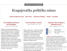Tablet Screenshot of kragujevac.wordpress.com
