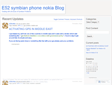 Tablet Screenshot of e52nokia.wordpress.com