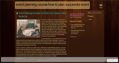 Desktop Screenshot of eventplanningcourse.wordpress.com