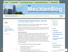 Tablet Screenshot of meckconnect.wordpress.com