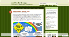 Desktop Screenshot of joebradleydesigns.wordpress.com