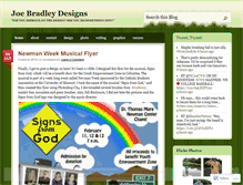 Tablet Screenshot of joebradleydesigns.wordpress.com