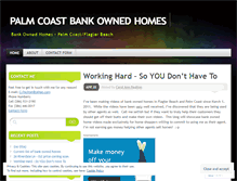 Tablet Screenshot of palmcoastbankownedhomes.wordpress.com