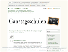 Tablet Screenshot of ganztagsschulen.wordpress.com