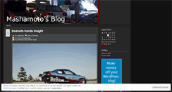 Desktop Screenshot of mashamoto.wordpress.com