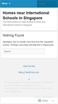 Mobile Screenshot of homenearinternationalschoolsinsingapore.wordpress.com