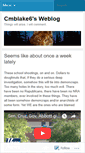 Mobile Screenshot of cmblake6.wordpress.com