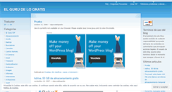 Desktop Screenshot of elgurudelogratis.wordpress.com