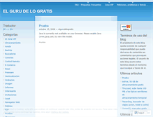 Tablet Screenshot of elgurudelogratis.wordpress.com