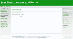 Desktop Screenshot of leganordghisalba.wordpress.com