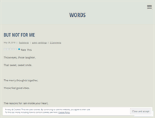 Tablet Screenshot of foolswords.wordpress.com