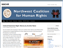 Tablet Screenshot of nwchr.wordpress.com