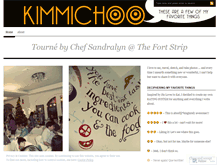 Tablet Screenshot of kimmichoo.wordpress.com