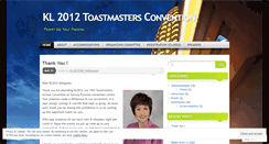 Desktop Screenshot of kl2012tmc.wordpress.com