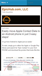 Mobile Screenshot of epichub.wordpress.com