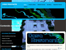 Tablet Screenshot of casaresonante.wordpress.com