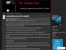 Tablet Screenshot of camarodiva.wordpress.com