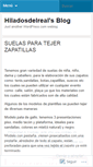 Mobile Screenshot of hiladosdelreal.wordpress.com