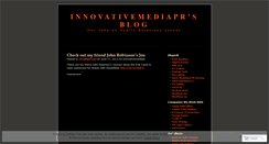 Desktop Screenshot of innovativemediapr.wordpress.com