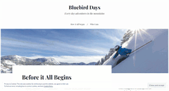 Desktop Screenshot of jksbluebirddays.wordpress.com