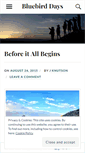 Mobile Screenshot of jksbluebirddays.wordpress.com