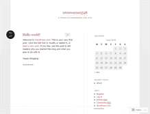 Tablet Screenshot of iztreswayme5548.wordpress.com