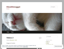 Tablet Screenshot of lifewithmogget.wordpress.com