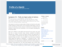 Tablet Screenshot of profileofadipshit.wordpress.com