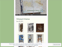 Tablet Screenshot of mohammedalsadoun.wordpress.com