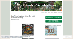 Desktop Screenshot of friendsofarnoldcircus.wordpress.com