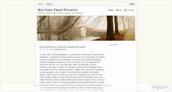 Desktop Screenshot of menliketreeswalking.wordpress.com