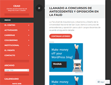 Tablet Screenshot of ceadfaud.wordpress.com