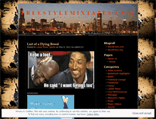 Tablet Screenshot of freestylemixtapesmyblog.wordpress.com